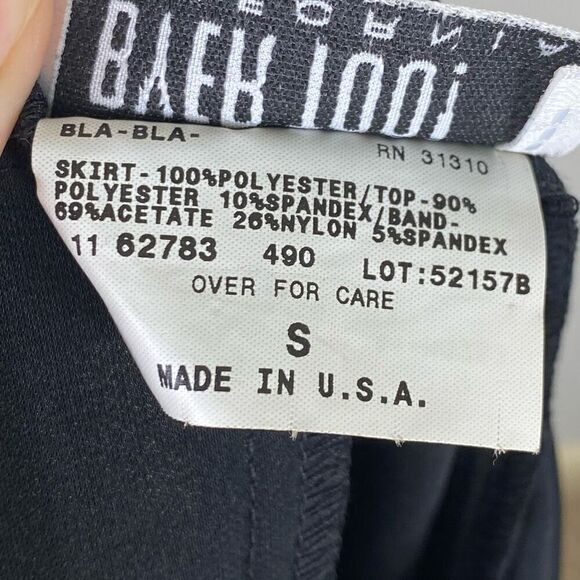 Vintage 90’s Byer Too! Black Velvet Sparkly Maxi Formal Party Dress Size S - Picture 6 of 7